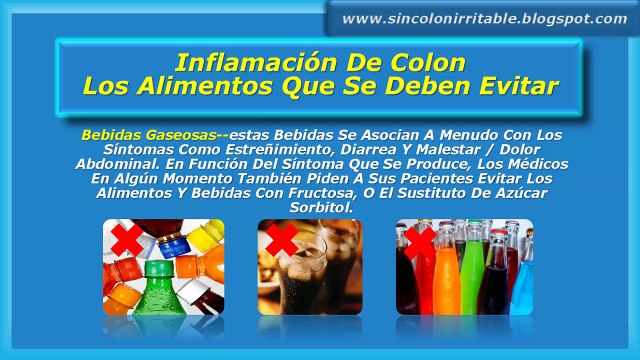 Inflamacion De Colon-Los Alimentos Que Se Deben Evitar