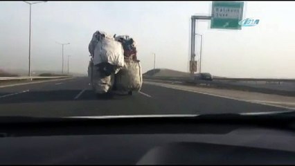 TEM’de tehlikeli yolculuk