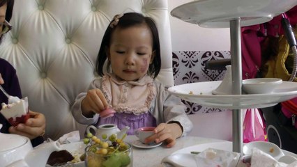 Girl Dropping Her Tea Cup*