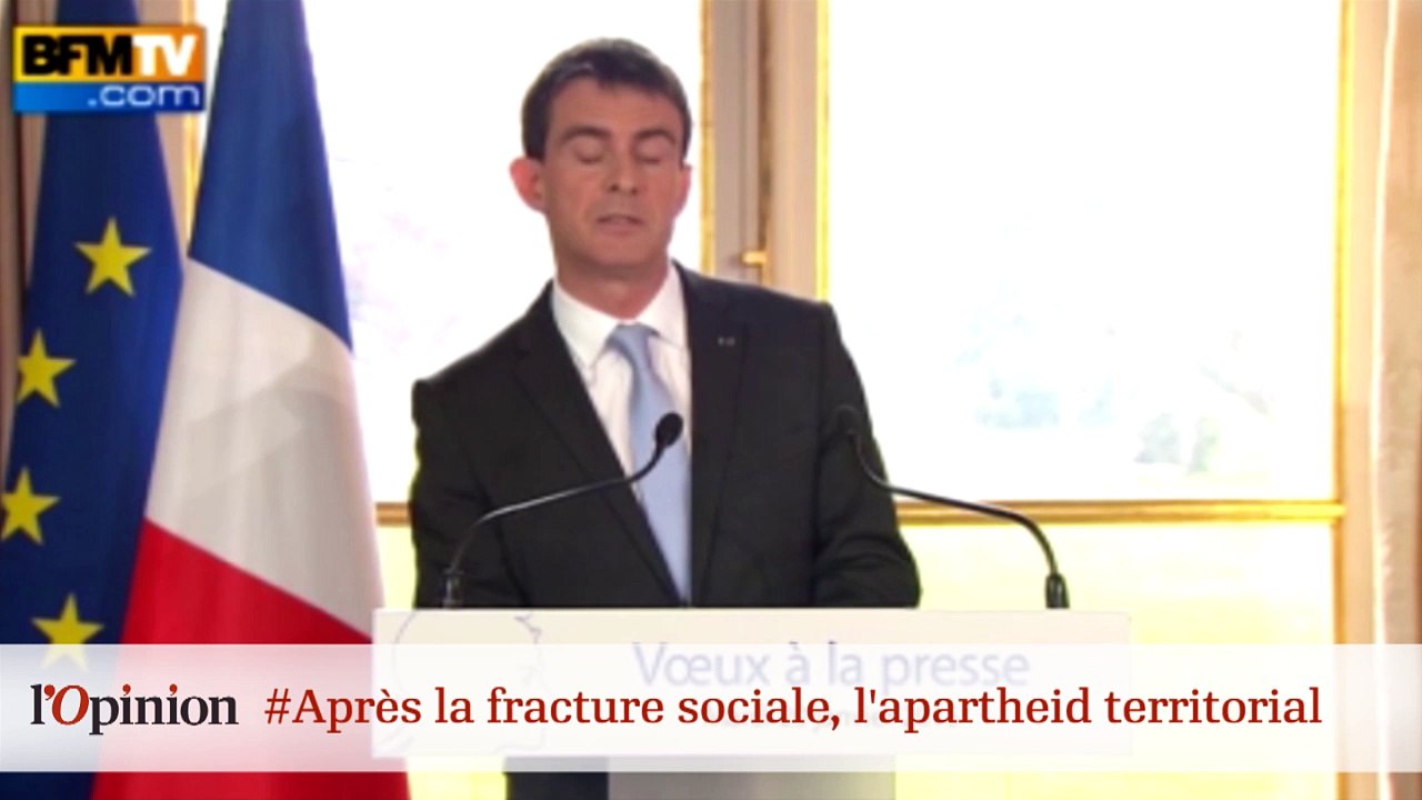 #tweetclash : #Valls, après la fracture sociale, l'apartheid territorial