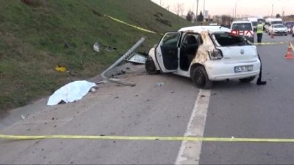 Tem'de Kaza 1 Ölü, 2 Yaralı