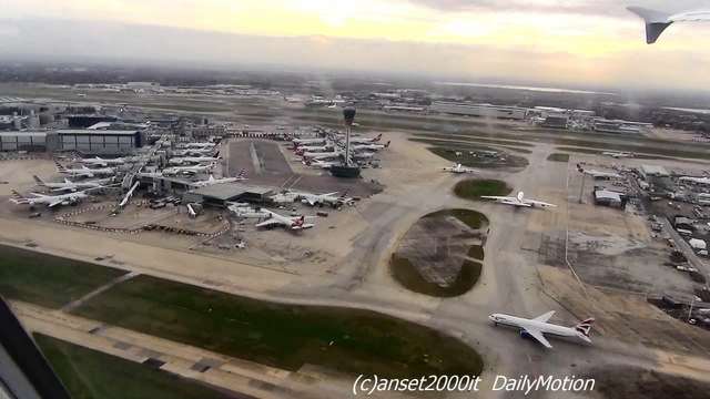London Heathrow Terminal 2. Takeoff. Flight LH2473 Airbus A320.