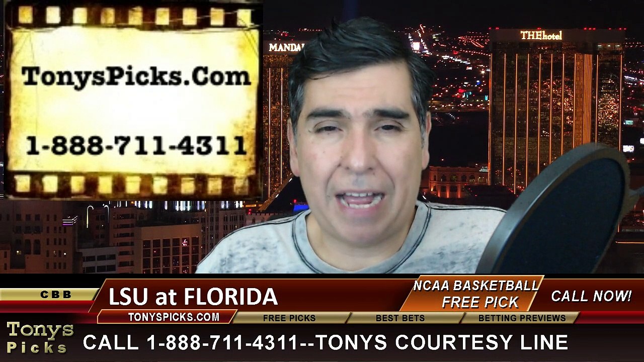 Florida Gators vs. LSU Tigers Free Pick Prediction NCAA College Basketball Odds Preview 1-20-2015