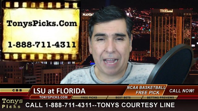 Florida Gators vs. LSU Tigers Free Pick Prediction NCAA College Basketball Odds Preview 1-20-2015