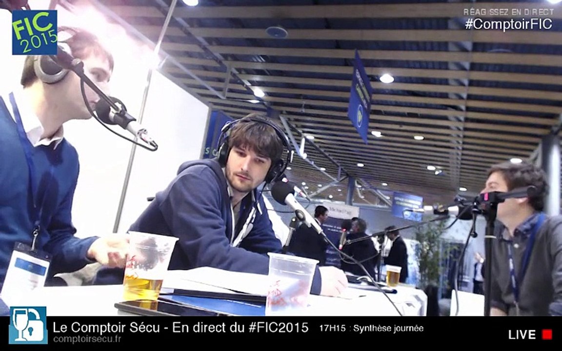 [FIC2015] J1 - Clôture de la première journée - Le Comptoir Sécu (REPLAY)
