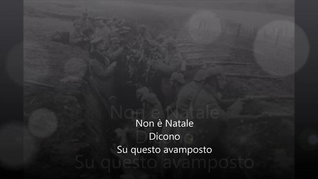 Non è Natale su questo avamposto - poesia - centenario della Grande Guerra