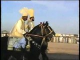 Hazrat Sultan Muhammad Ali Sahib and Ustaad Zaman Shah Sahib riding the most famous Horses Nageena (late) and Mastaana (4)