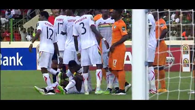 Red Card Gervinho - Ivory Coast vs Guinea - 20-01-2015 (Africa Cup of Nations)