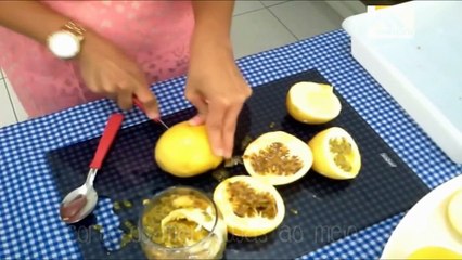 FAZER FARINHA MARACUJA BANANA