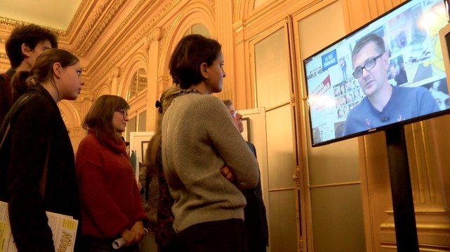 [ARCHIVE] Mobilisation de l'École pour les valeurs de la République : rencontre avec des lycéens caricaturistes