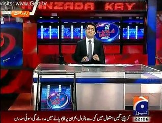 Aaj Shahzaib Khanzada Kay Sath - 20th January 2015