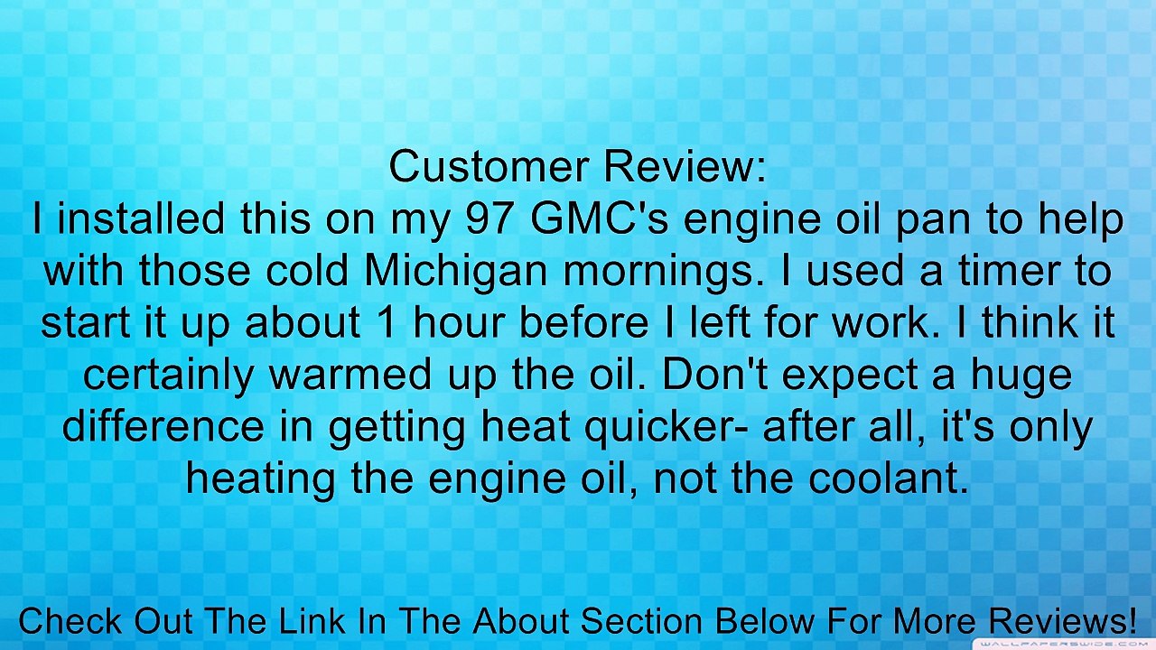 Kat's 24150 150 Watt 4"x 5" Universal Hot Pad Heater Review