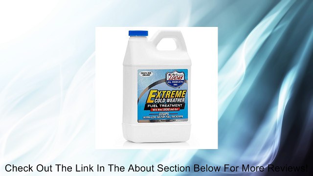 Lucas 10021 Extreme Cold Weather Diesel Fuel Treatment - 64 oz. Review