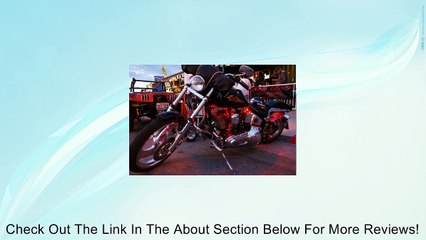 Red 4 PC LED Neon Motorcycle Lighting Kit Review