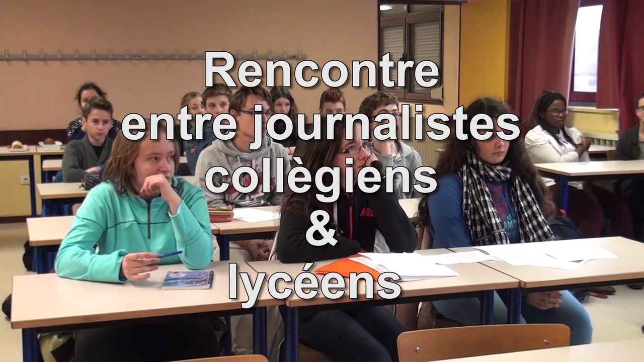 Rencontre des journalistes collègiens & lycéens