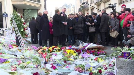 Paris: hommage du maire de New York aux victimes des attentats