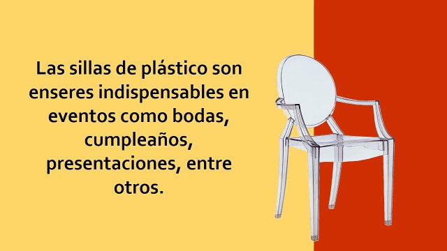 Sillas Gil - Alquiler sillas plástico - Alquiler fundas de sillas - Alquiler sillas plegables
