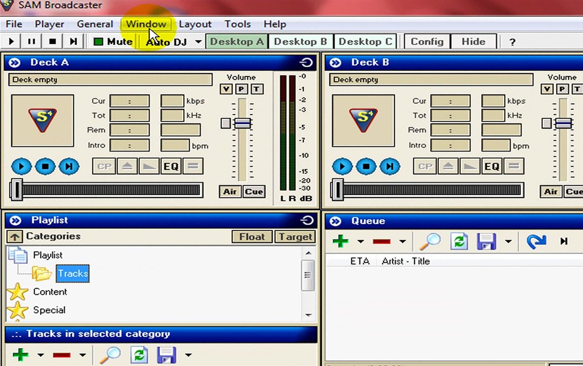Sam broadcaster encoder setting