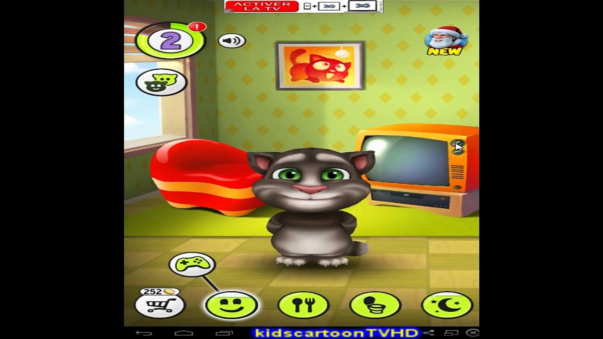 Talking Tom Cat Christmas - Kids Babies Game - video Dailymotion