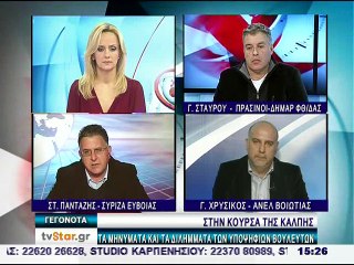 Υποψήφιοι Βουλευτές Στερεάς: Γ. Σταύρου, Στ. Πανταζής,Γ. Χρυσικός