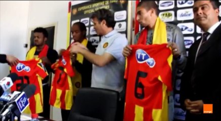 التقديم الرسمي للاعبي الترجي المنتدبين و توضيح لوضعية كروز القانونية