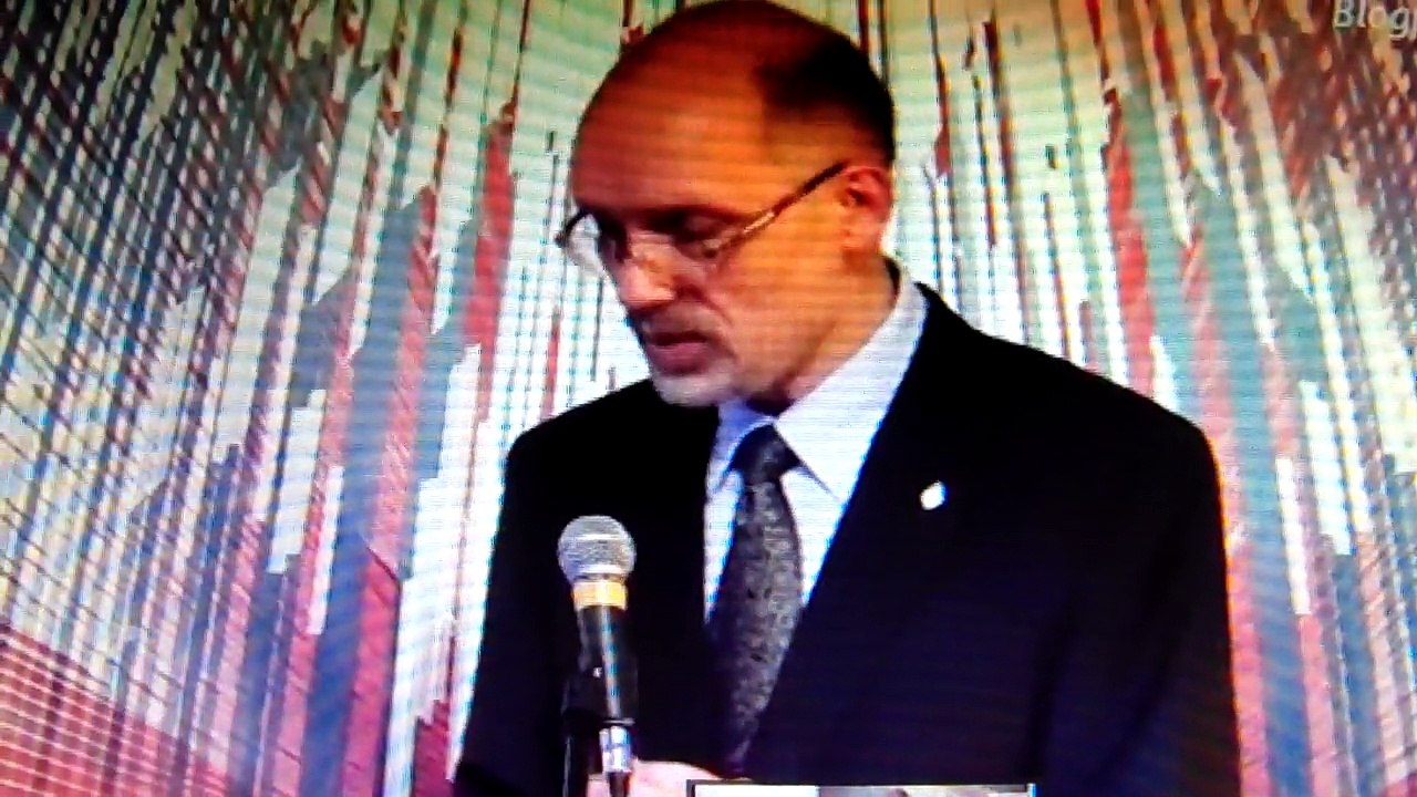 Podziękowanie  Andrzeja Nowaka za Nagrodę Towarzystwa Patriotycznego "Żeby Polska była Polską" 2014r..