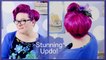 Romantic Vintage Updo - Swirling Curls and a 60s Pouf