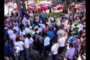 Policías protestan en San José por salarios bajos y proyecto de jubilación