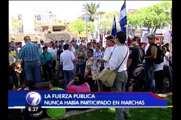 Sindicatos rechazan que policías ganen más de ¢400 mil