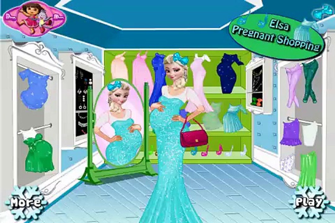 Elsa Pregnant Shopping
