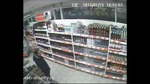 Voleur d'alcool Fail dans un supermarché