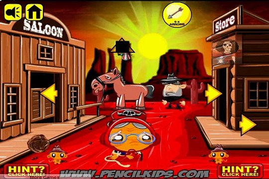 Monkey GO Happy Western Walkthrough