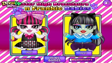 Monster High Draculaura N Frankie Babies