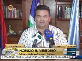 Extinguen últimos focos de incendio en vertedero en Guanare