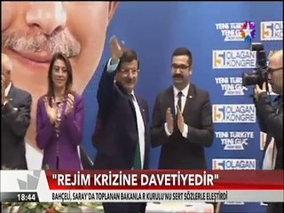 Devlet Bahçeli Gölgeden ve tabeladan ibaret olan Davutoğlu'nun sesi soluğu kesilmiş