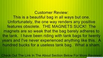 Firstgear Onyx Expandable Magnetic Tank Bag - Black Review