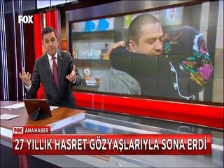 Esra Erol'un programında 27 yıl sonra kavuştuğu annesinin dizlerine kapandı