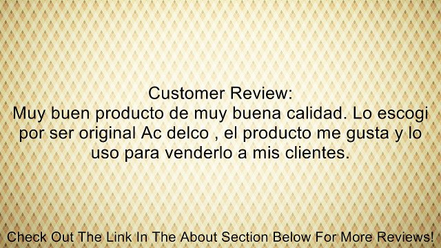 ACDelco HL178 Lifter Assembly Review