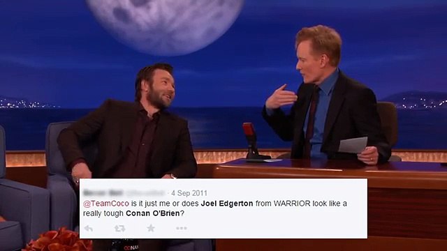 Joel Edgerton & Conan Separated At Birth - CONAN on TBS Full HD