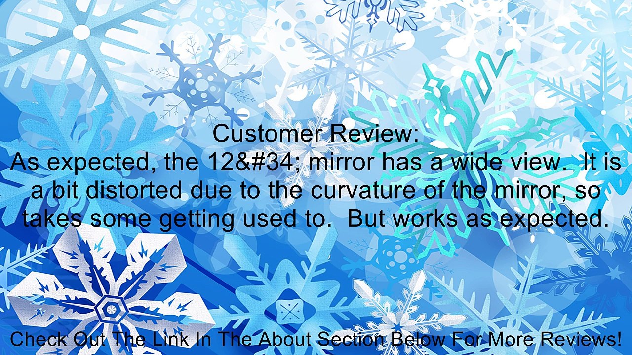 CRL 12" Wide Replacement Interior Rear View Mirror Review