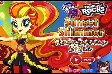 Sunset Shimmer Rainbooms Style