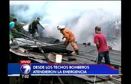 Bomberos atiende incendio en Rincón Grande de Pavas