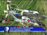 Ciclista muere atropellado en Santo Tomás de Santo Domingo