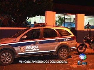 MENORES APREENDIDOS COM DROGAS