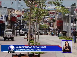 Demolición de reductores de velocidad en Barrio Chino iniciará a finales de julio
