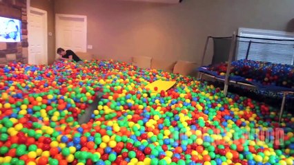 Crazy Living Room BALL PIT Prank | What's Trending Now