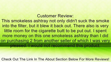 Oscar Smokeless Ashtray for Cars with Extra Filters Review