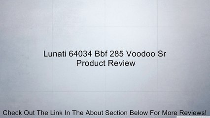 Lunati 64034 Bbf 285 Voodoo Sr Review