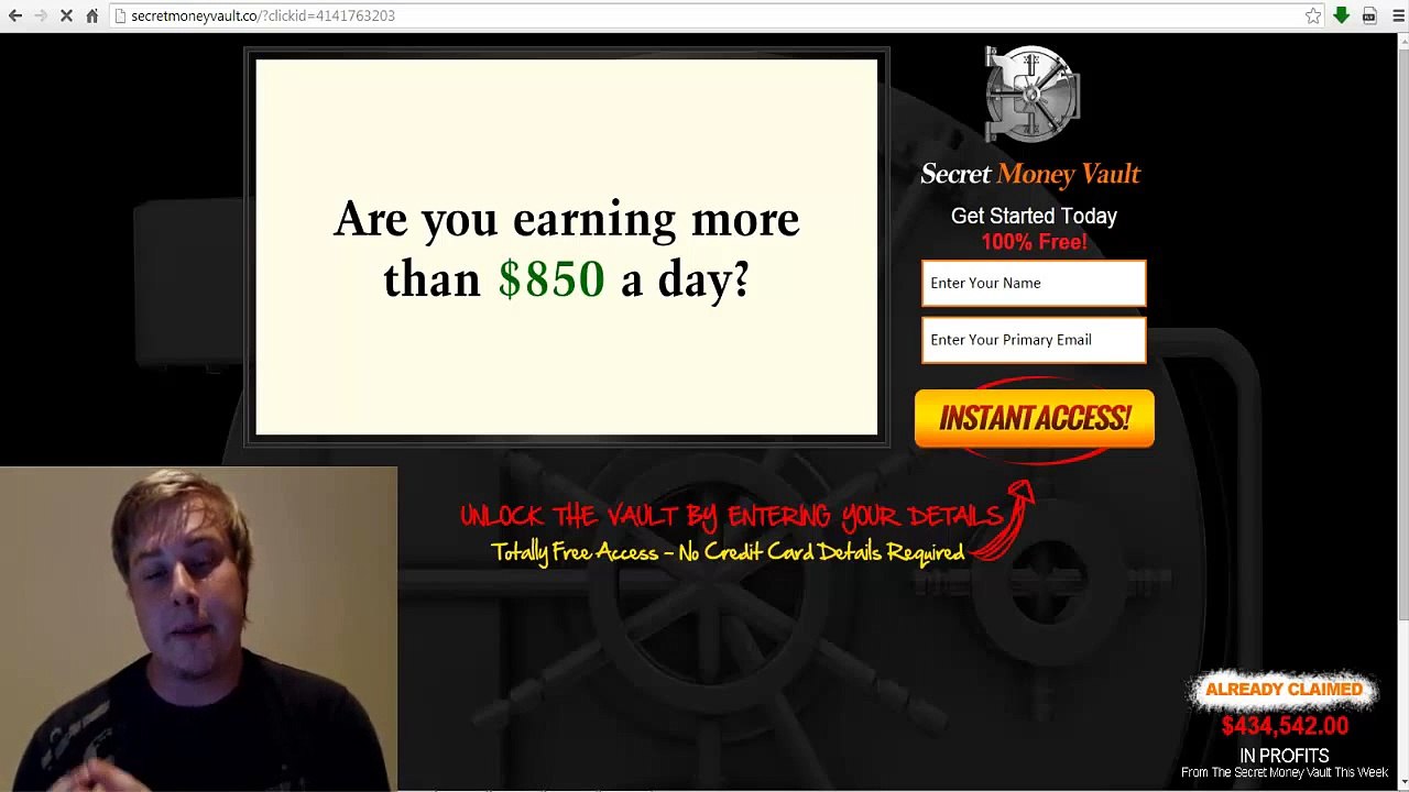 Secret Money Vault Review - Secret Money Vault Is Not Going To Unlock Any Secret!!