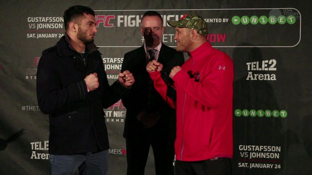 UFC on FOX 14 Face-offs in Stockholm